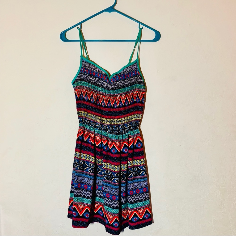 tribal print dress